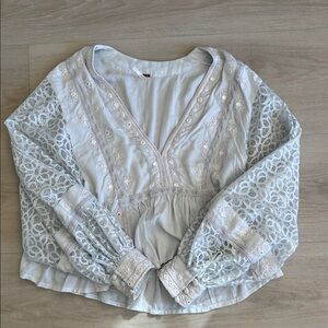 Free People Lace crop Women's Top